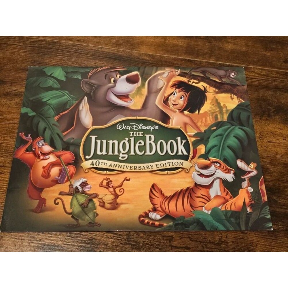 Disney Store Exclusive The Jungle Book 40th Anniversary Lithograph Set